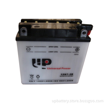 Dry Charged Motorcycle Batteries 12n7-3b 12V 3ah